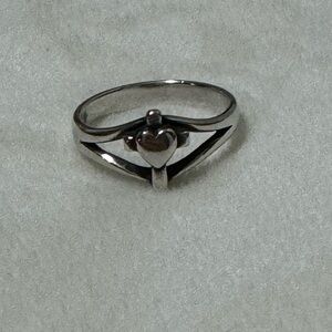 James Avery Retired Love Faith Sterling Silver Ring
